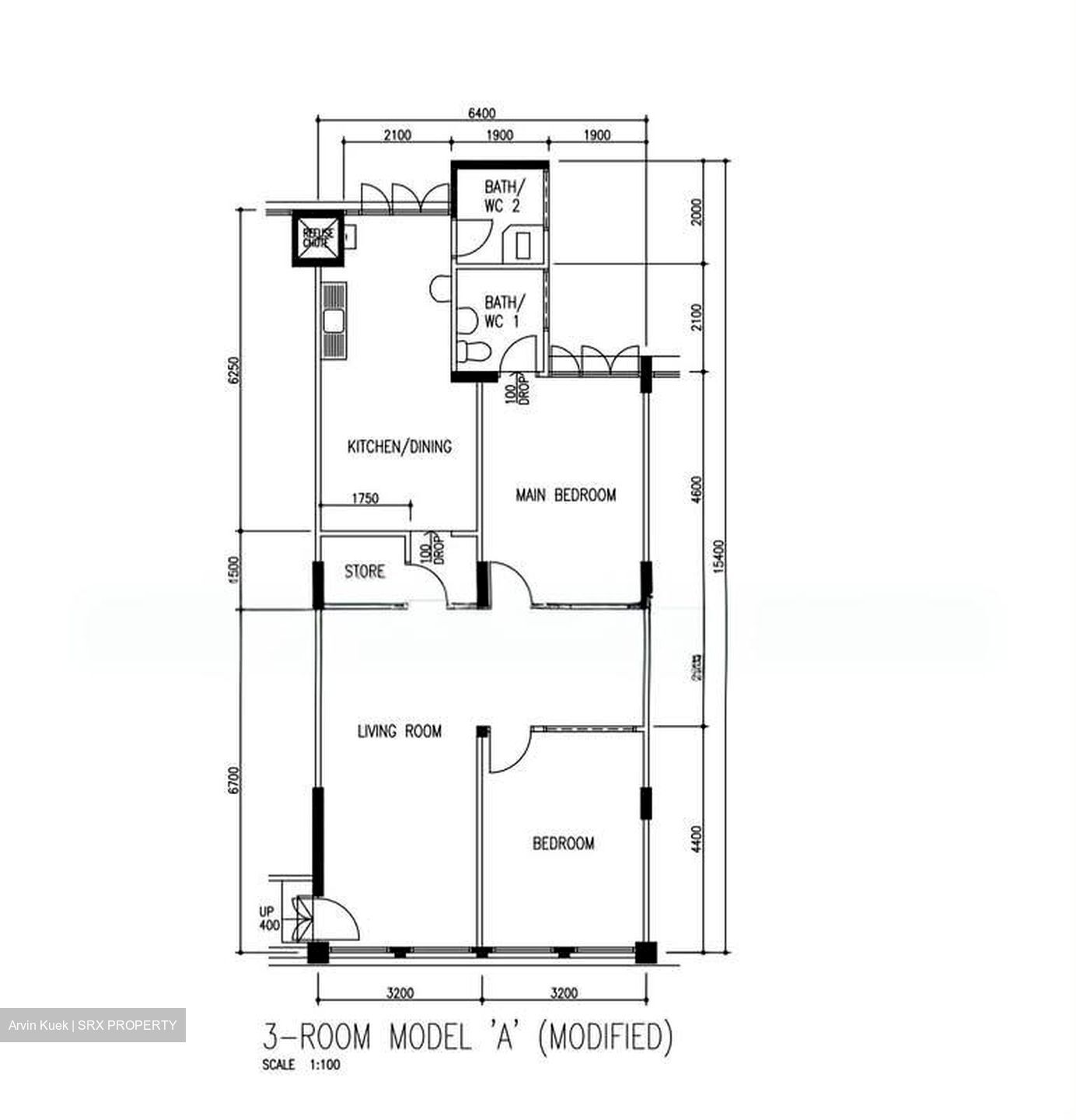 Blk 349 YUHUA PLACE (Jurong East), HDB 3 Rooms #580272521